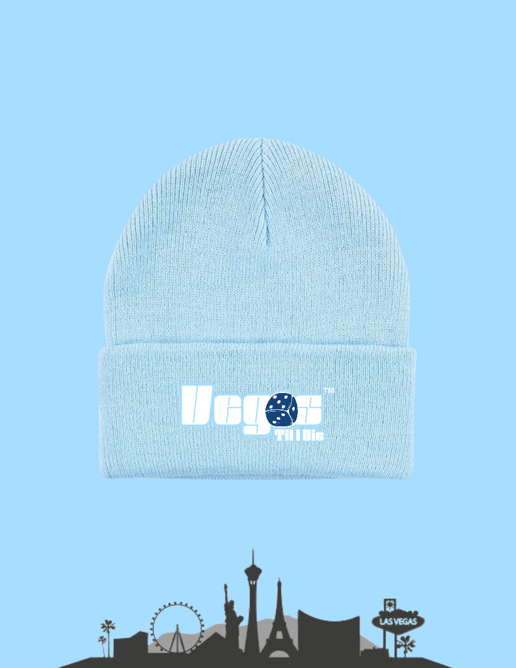 Vegas Til I Die™ - ‘Centennial’ Satin Lined Beanie