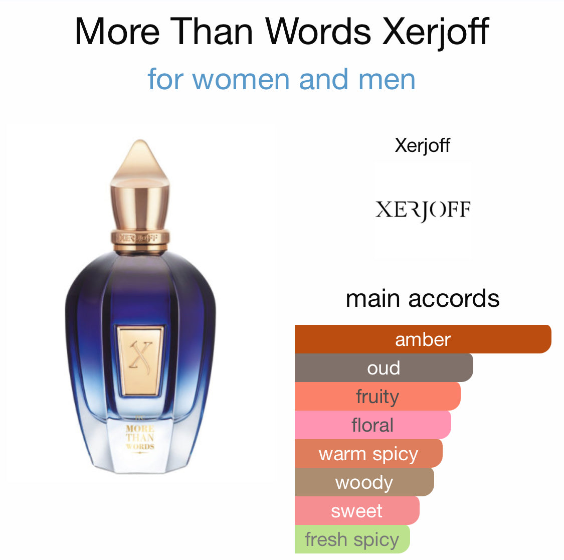 Xerjoff - More Than Words
