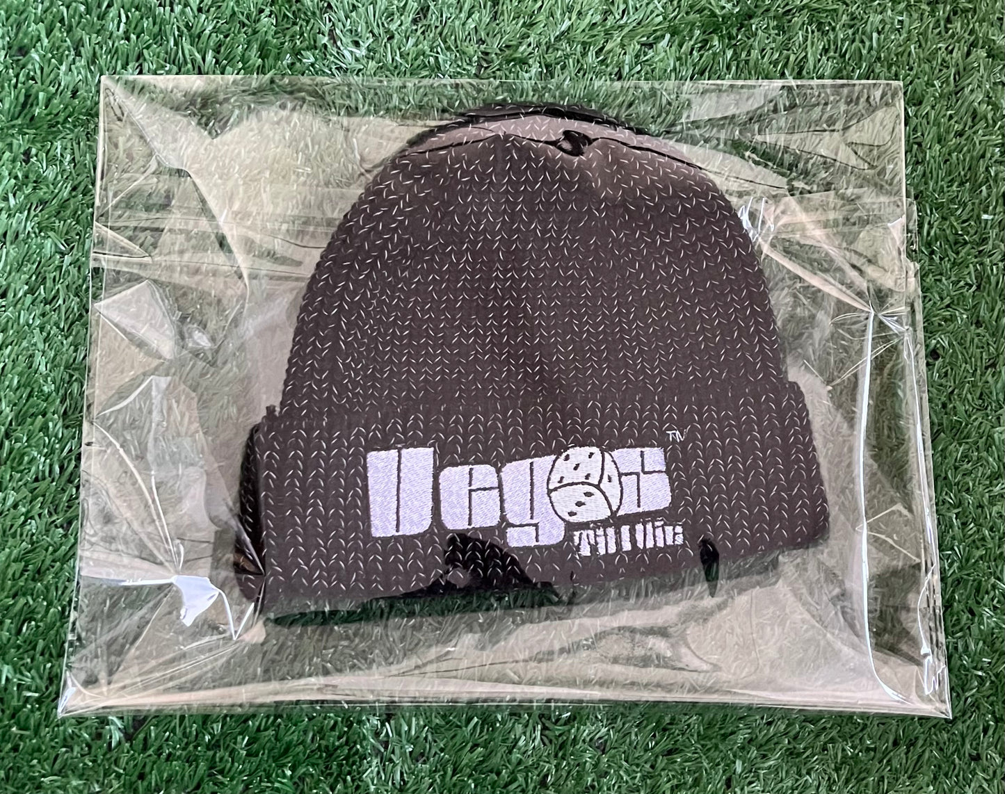 Vegas Til I Die™ - ‘City Glow’ Reflective Knit Beanie