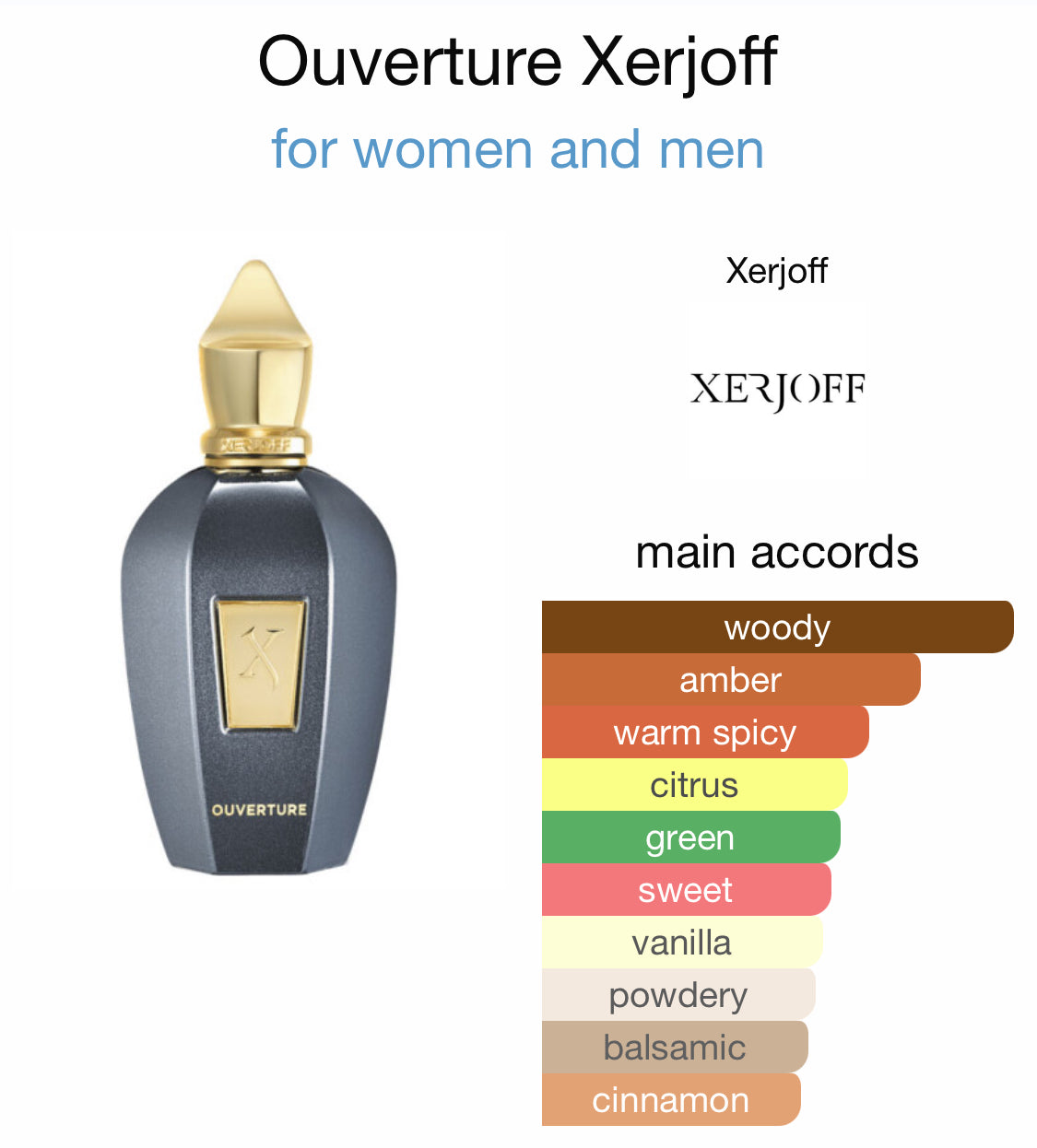 Xerjoff Ouverture 3.4 popular oz