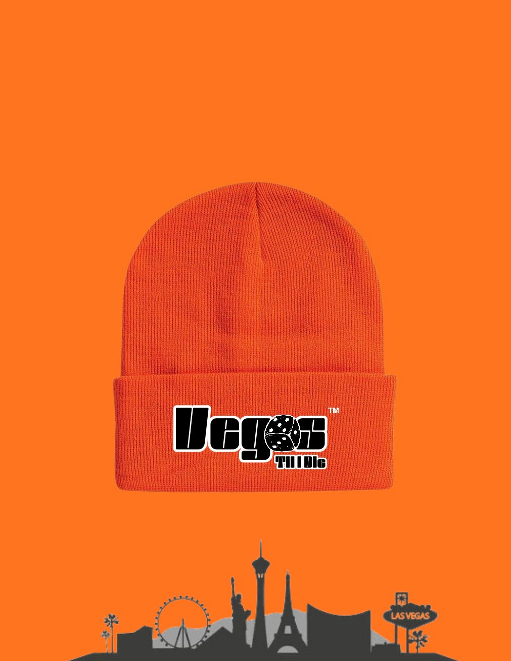 Vegas Til I Die™ - ‘Hooters Alternate’ Satin Lined Beanie