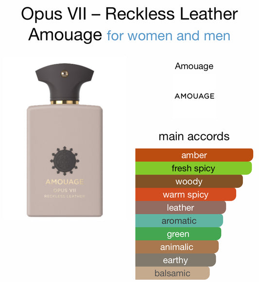 Amouage - Opus VII Reckless Leather