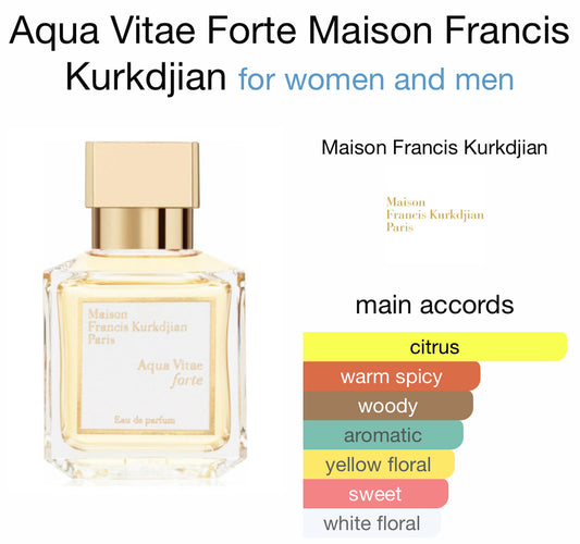 Maison Francis Kurkdjian - Aqua Vitae Forte