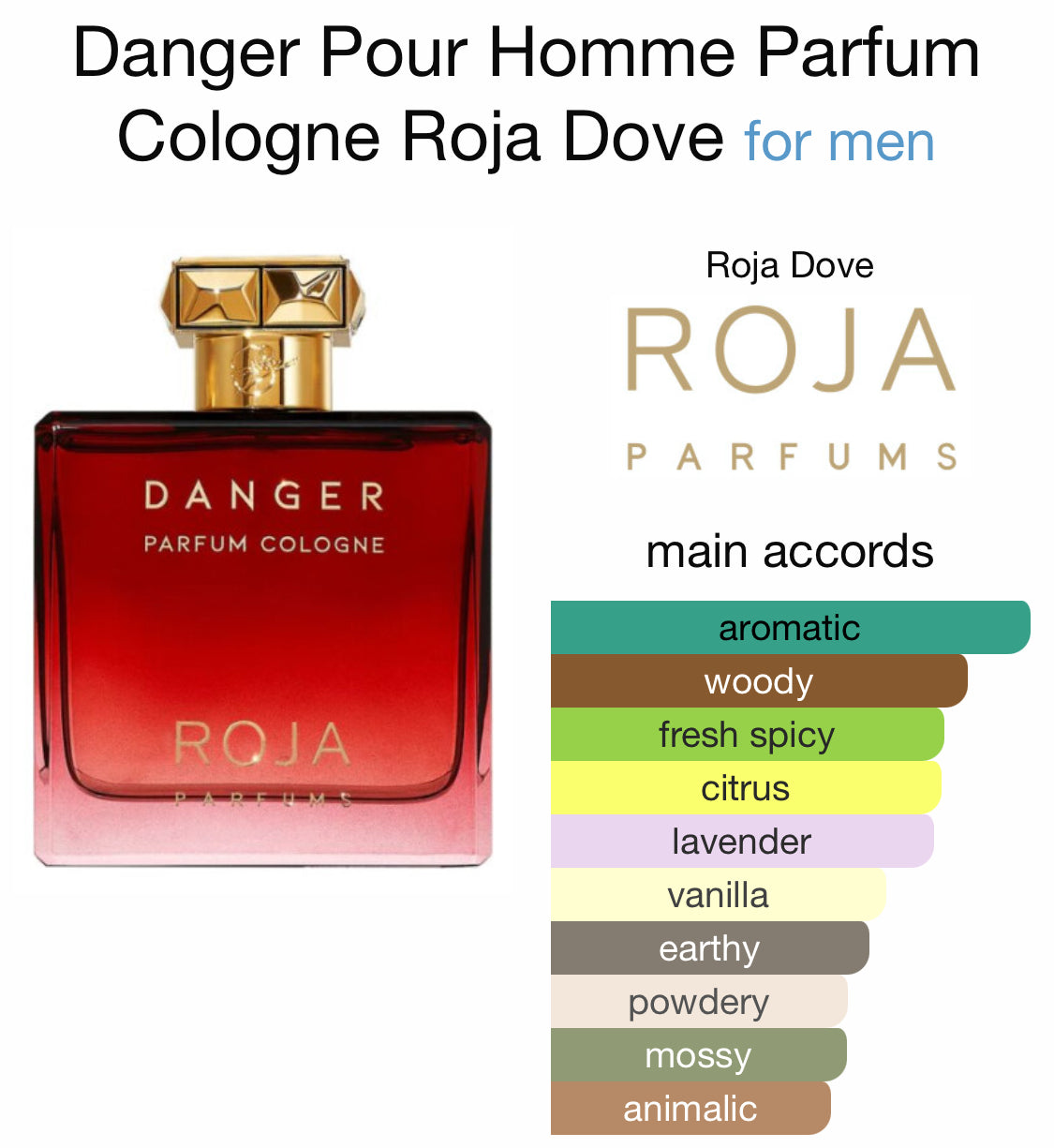 Roja - Danger Pour Homme Parfum Cologne