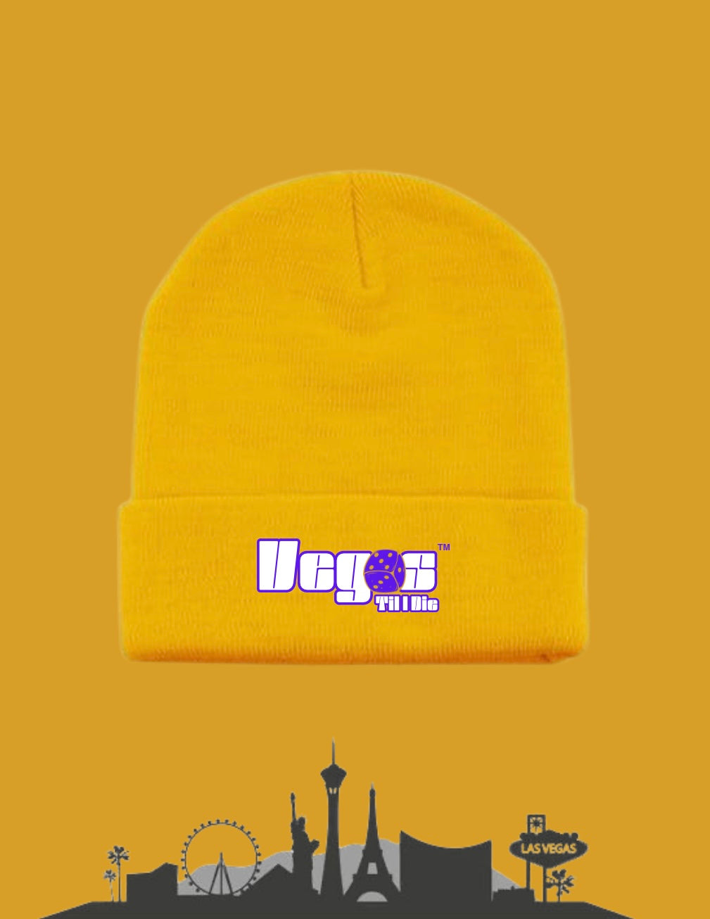 Vegas Til I Die™ - ‘Lakeshow’ Satin Lined Beanie