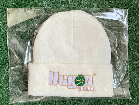 Vegas Til I Die™ - ‘Gold Rush Green’ Satin Lined Beanie