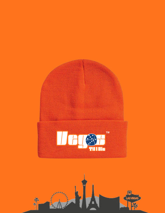 Vegas Til I Die™ - ‘Hooters & Denim” Satin Lined Beanie